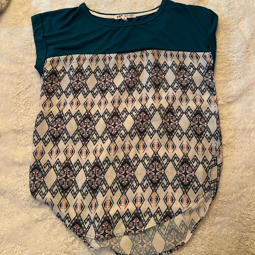 Jolt sheer blouse